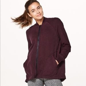 LULULEMON | Pleat To Street Bomber, Bordeaux Drama